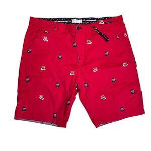 2/$30 Denim & Flower 36 Men Patriotic Americana Holiday Shorts Chino Preppy Golf